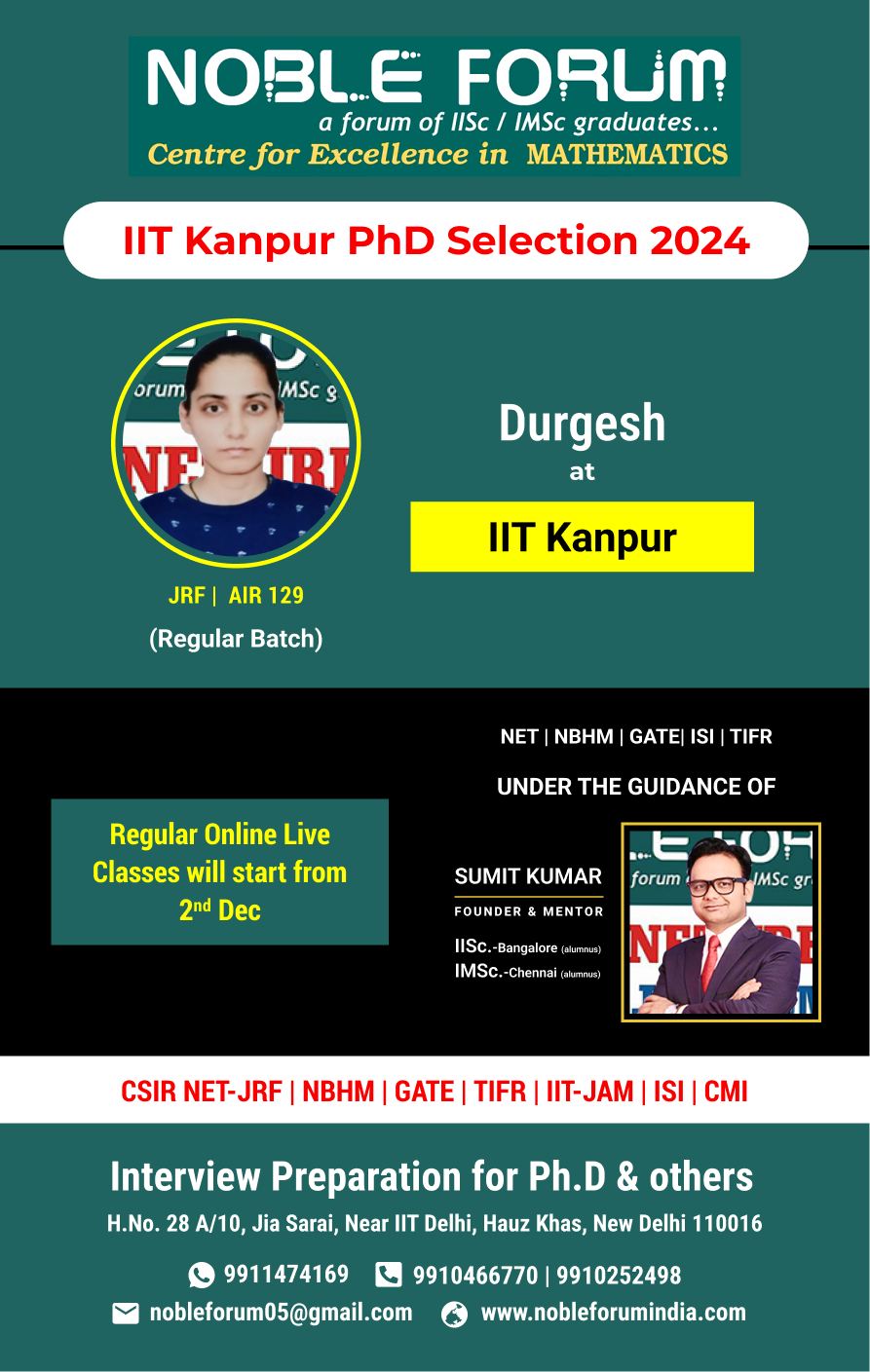 Durgesh-IIT Kanpur
